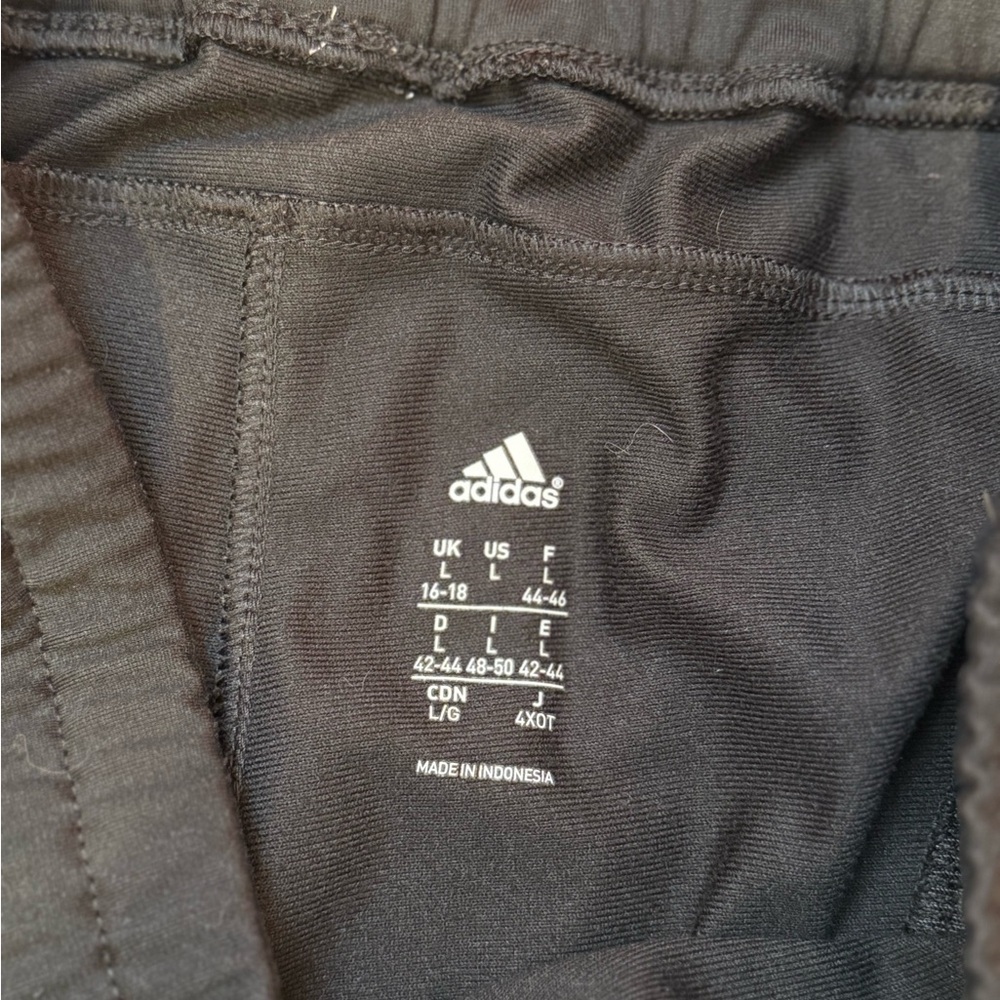 Adidas Women's Climacool Black Training Pants with Ankle Zippers Size Large - Picture 5 of 5